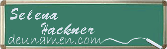 Selena Hackner Visitenkarte
